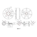 Original SunnySky V8117 90kv 100kv 120kv High Efficiency Brushless Motor for Mulit-Rotor Quadcopter for 30/32/ 33 Inch Propeller
